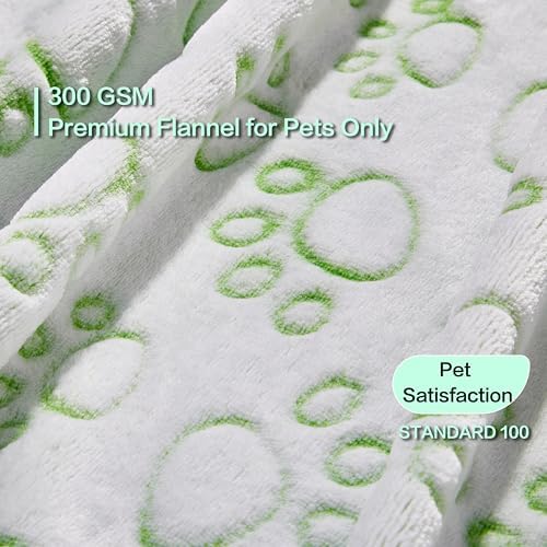 Stuffed Premium Green Soft Dog Blanket, - Image 2