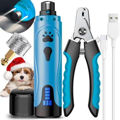 YABIFE Dog Nail Grinder, Dog Nail Trimmers and Clippers Kit, Super Quiet by Yabife
