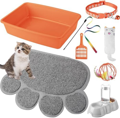 Tioncy 7 Pcs Kitten Litter Box Starter Kit by Tioncy