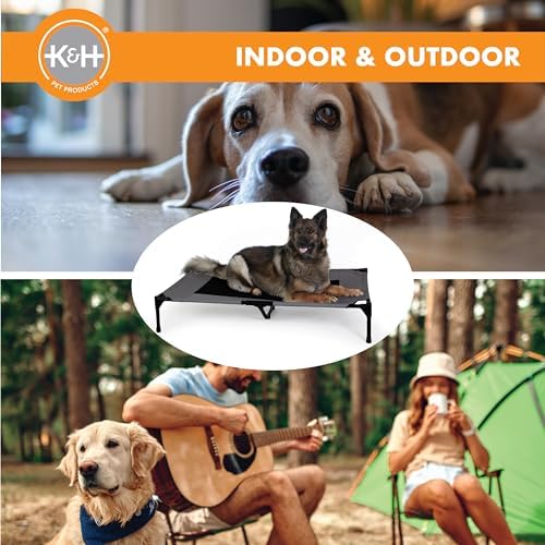 K&H Outdoor Elevated Dog Bed, Cooling Raised Dog Bed, XL 50x32in - Image 6