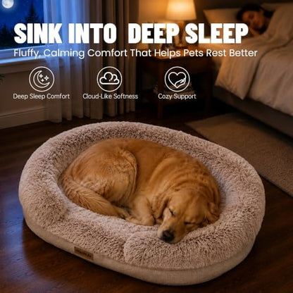 Miorun Fluffy Orthopedic Dog Beds Large Sized Dog - Image 5