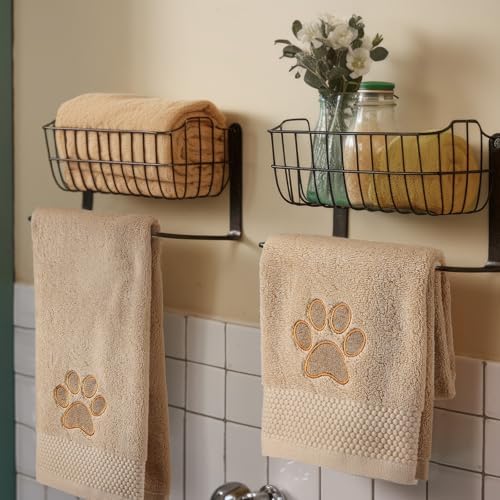 SmoothNovelty 2 Pcs Dog Paw Hand Towels - Image 5