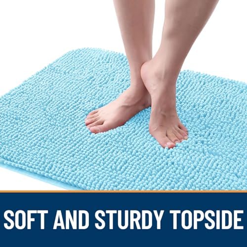 OLANLY Dog Door Mat for Muddy Paws 45x27, Super Absorbent Chenille Mud Mat - Image 4