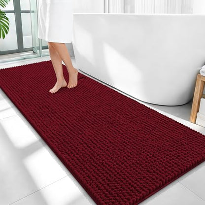 OLANLY Thick Chenille Bathroom Runner Rugs Mats 59x24 by OLANLY