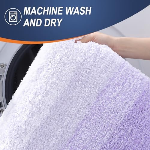 OLANLY Bathroom Rugs Mat 34x21, Extra Soft Absorbent Microfiber Bath Rugs - Image 6
