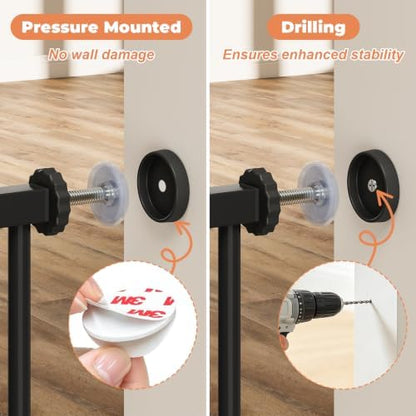 29"-51" Extra Wide Baby Gate, No Drilling Auto Close Dog Gate - Image 5