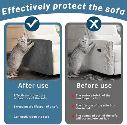 Cat Scratch Protector – Self-Adhesive & Trimmable Couch Guard - Image 2