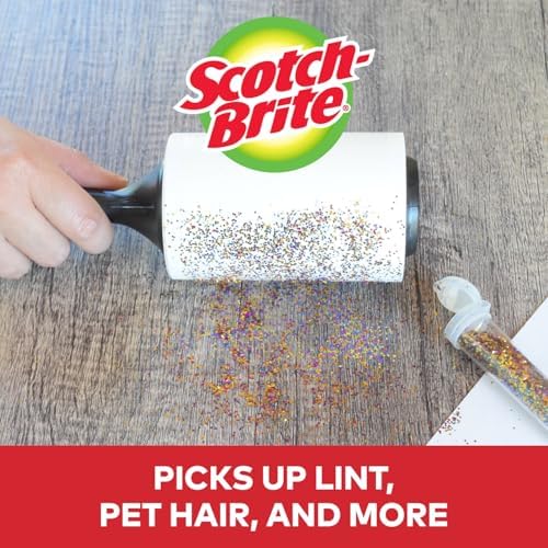 Scotch 3M Mini Lint Rollers 6-Pack, Travel-Size Sticky Lint Removers - Image 4
