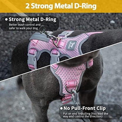 Huntboo Escape Proof Dog Harness, No Pull Reflective Harness - Image 4