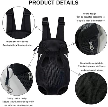 Pet Carrier Backpack, Adjustable Pet Front Carriers - Image 3