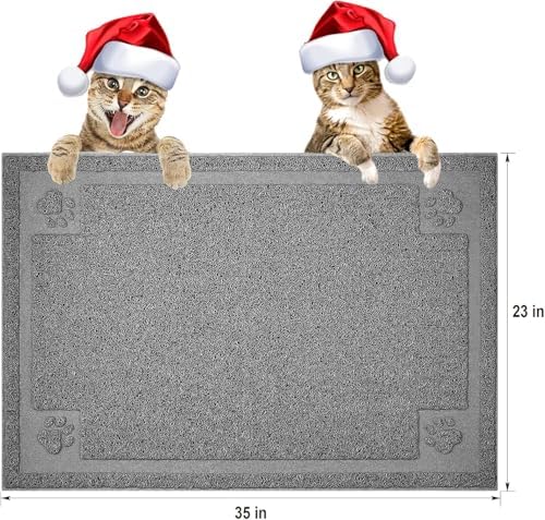 UPSKY Large Cat Litter Mat Trapper 35"×23", Waterproof - Image 2