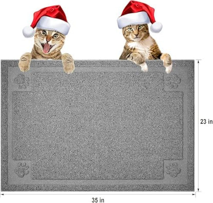UPSKY Large Cat Litter Mat Trapper 35"×23", Waterproof - Image 2