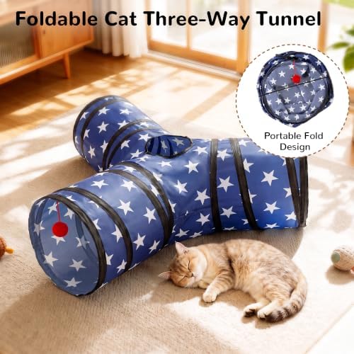 Tempcore Cat Tunnel, 3-Way Collapsible Toy - Image 6