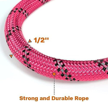 Taglory Rope Dog Leash for Medium Large Dogs, 4 FT Padded Handle - Image 3