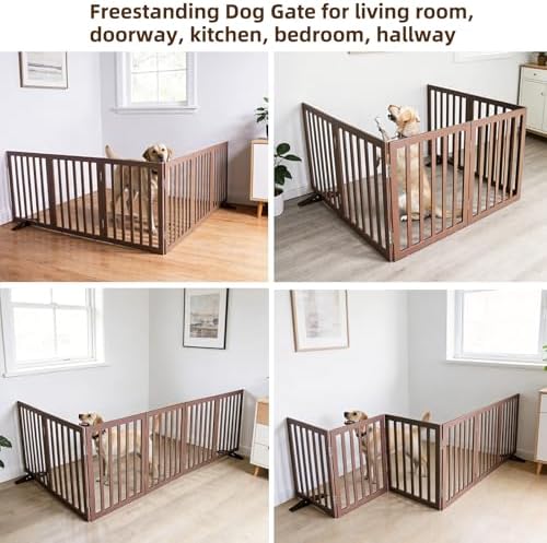ZJSF Freestanding Indoor Dog Gate - Image 4