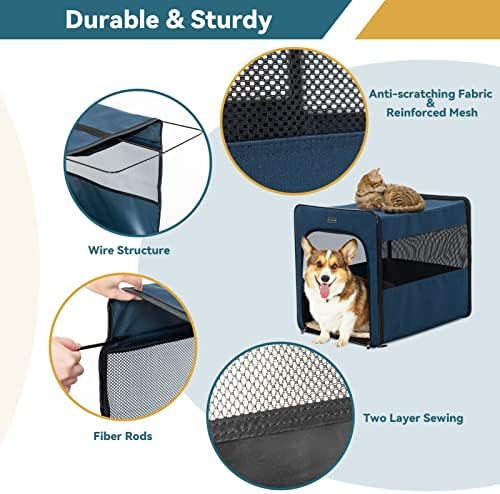 PETSFIT Portable Dog Crate, Dog Travel Crate - Image 3