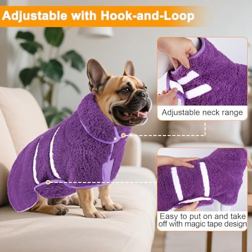 Unicorn Catcher Dog Bathrobe Super Absorbent Quick Drying Robe - Image 4