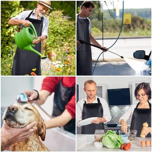 Homsolver 2 Pack Waterproof Dishwasher Rubber Adjustable Apron - Image 7