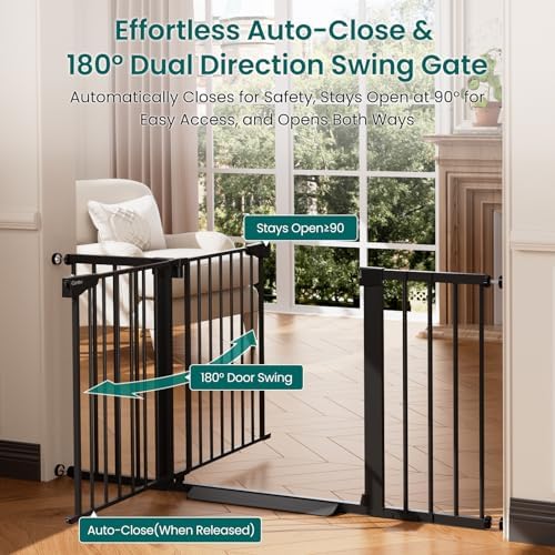 Cumbor 30-54" Extra Wide Baby Gate - Image 4