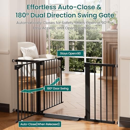 Cumbor 30-54" Extra Wide Baby Gate - Image 4