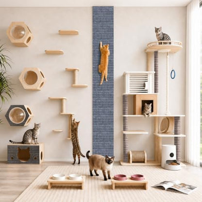 Cat Scratch Couch Furniture Protector, Self-Adhesive Scratch Pad - Image 4