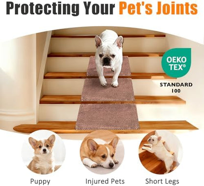 Dog Ramp for Stairs for Small & Senior Dogs and Cats – Non-Slip Stair Wedges - Image 5