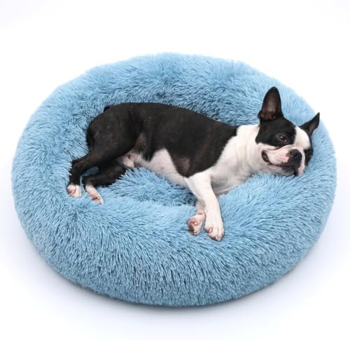 nononfish Plush Calming Donut Dog Bed by nononfish