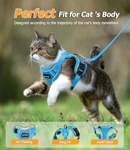 Cat Harness and Leash Set, Escape Proof Kitten Harness, Night Blue - Image 6