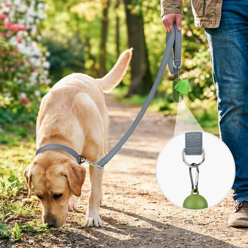 Joytale Reflective Dog Leash for Small Dogs, 5 FT x 3/4" - Image 2