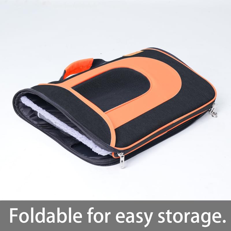 YUNIQUE Cat Carrier Soft for Pets Up to 15 Lbs, Airline Approved Collapsible - Image 2