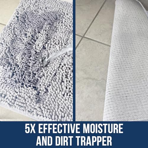 Muddy Mat® | Chenille Bathroom Rugs Quick Dry Microfiber Mats Non Slip Washable - Image 3