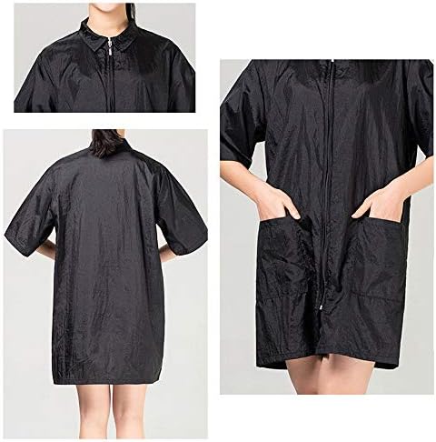 TOPTIE Nylon Salon Hairstylist Apron Barber Jacket - Image 2