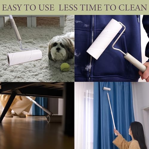 7.9" Large Lint Rollers for Pet Hair Extra Sticky Refills - Image 6