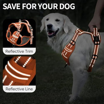 HEELE Dog Harness for Medium Dogs No Pull Dog Vest Harness - Image 3