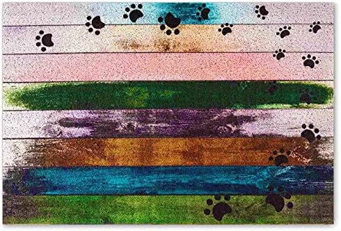 Darkyazi 23.6" x 35.4" Colorful Doormats Entrance Front Door Rug Funny by DARKYAZI