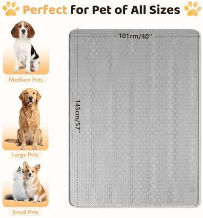 Silicone Dog Bed Mat 57"x 40" Crate Mat - Image 4