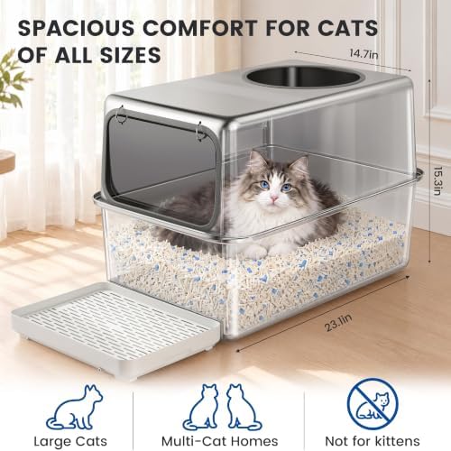 Stainless Steel Litter Box - Image 2