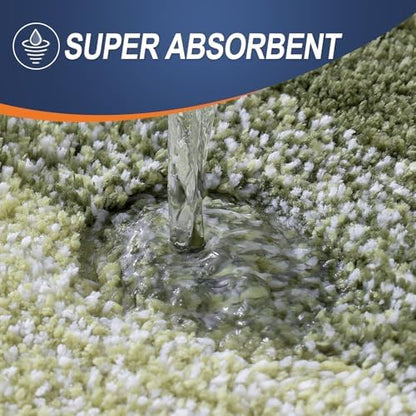 OLANLY Large Bathroom Rugs 50x30, Extra Soft Absorbent Microfiber Bath Rugs - Image 4