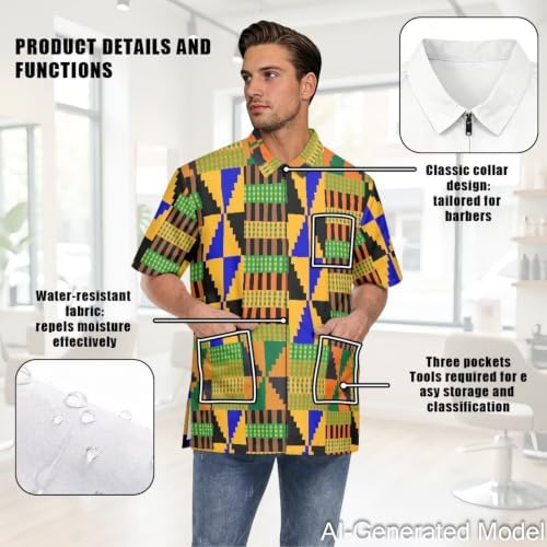 Professional Grooming Smock Unisex, Water Resistant Anti-Static - Image 5