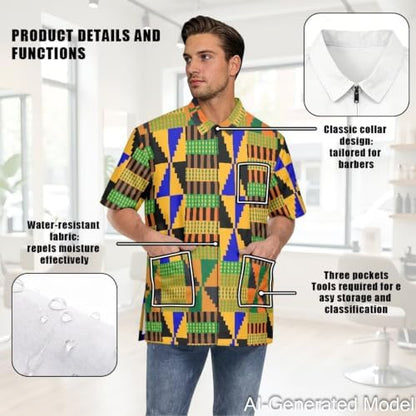 Professional Grooming Smock Unisex, Water Resistant Anti-Static - Image 5