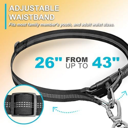 Laqibak Hands Free Dog Leash, Adjustable Waist Leash - Image 2