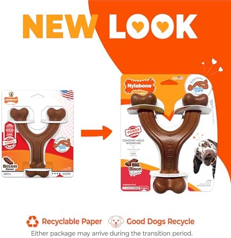 Nylabone Power Chew Easy-Hold Wishbone Dog Chew Toy - Image 3