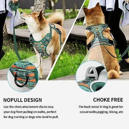 Timos Small Dog Harness, No Pull No Choke, Easy On & Off, Wilderness - Image 2