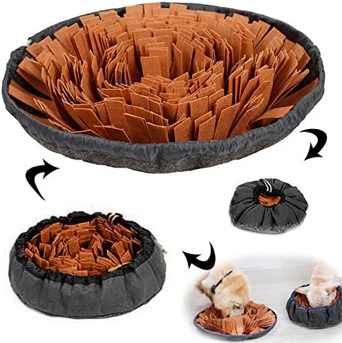 AWOOF Pet Snuffle Mat for Dogs, Interactive Feed Game for Boredom, Encourages by AWOOF