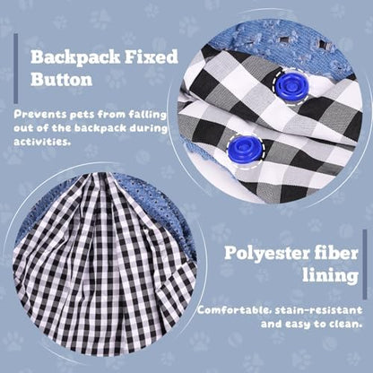 Small Pet Sling Carrier Breathable Texture - Image 4