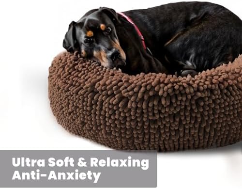 Muddy Mat® Cloud K-9 Bed for Dogs & Cats, Soft & Relaxing Donut Dog Bed - Image 6