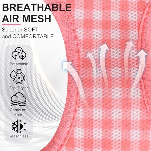 AIITLE Step in Small Dog Harness and Leash Set, Pet Vest, Watermelon XXS - Image 5