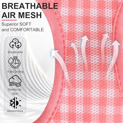AIITLE Step in Small Dog Harness and Leash Set, Pet Vest, Watermelon XXS - Image 5