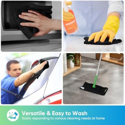 HOMEXCEL 24PK Microfiber Cleaning Cloth, Cleaning Rag - Image 6