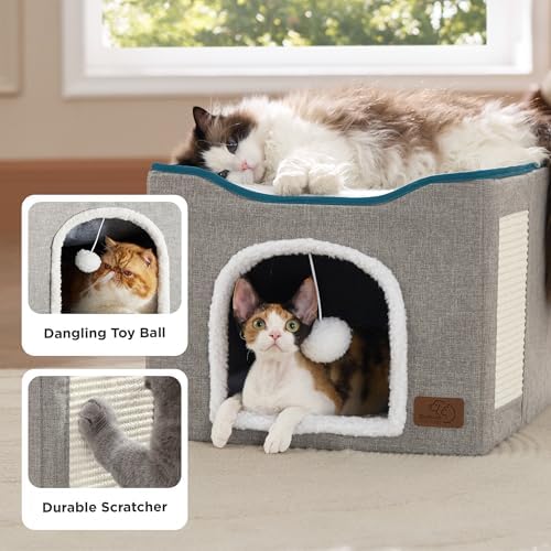 Bedsure Cat House Bed for Indoor Cats - Image 4